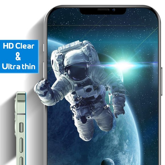 [3 Pack] iPhone 12 / 12 Pro Glass Screen Protector + Installation Tool - Picture 6 of 7